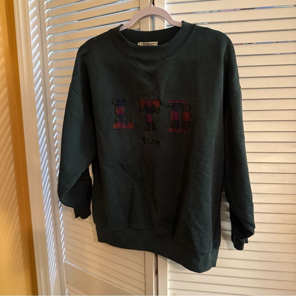 The Limited dark gray Crewneck Sweatshirt